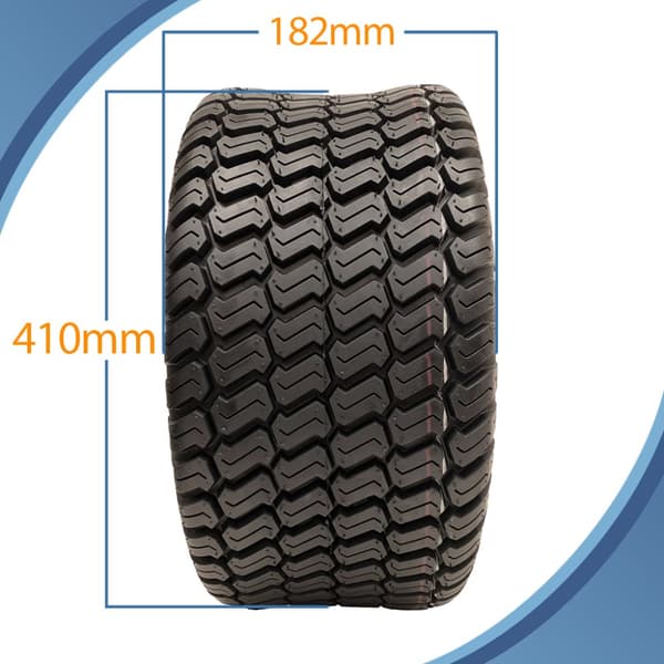 16x7.50-8 Græsdæk 4-lags Wanda P332 Turf Ride On Plæneklipperdæk (sæt med 3)