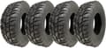 Miniatyrbillede 1 af 9: 21x7.00-10 (175/75-10) OBOR Beast 6ply Front tubeless dæk Road Legal (sæt med 4)