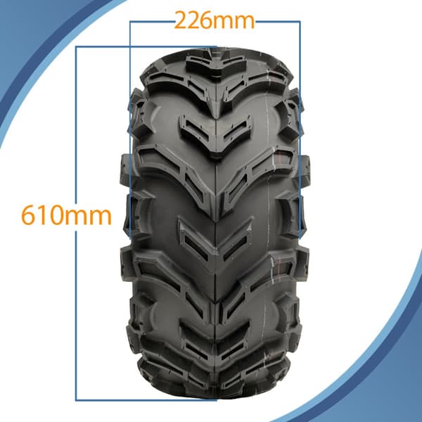 24x9.00-11 Quad ATV renkaat 6ply Wanda P3128 Tubeless Speed & Load 45J (2 kpl) (sarja)