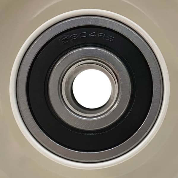 4.50x6 fælg stålhjul svejset 20 mm kugleleje 80 mm navlængde + hætte (sæt med 4)