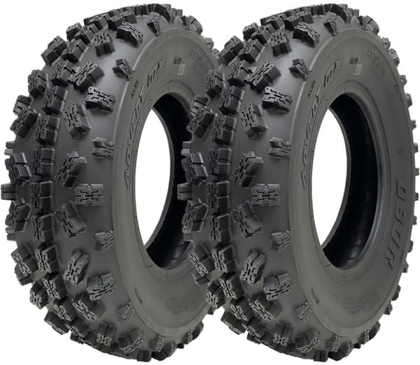 20x6-10 ATV Quad-dæk OBOR Advent 155/85-10 Tubeless Road Legal 73 kg (sæt med 2)
