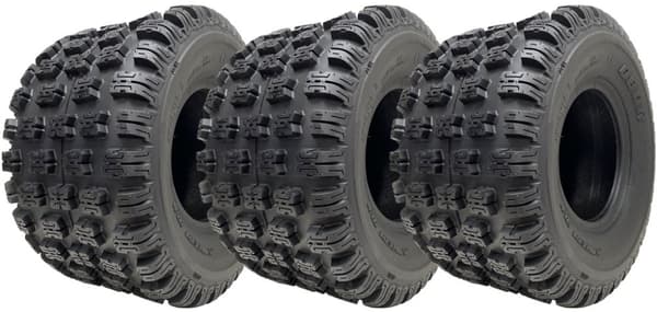 18x10-8 ATV Quad-dæk OBOR Advent Tubeless 255/50-8 Road Legal 102 kg (sæt med 3)