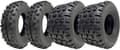 Miniatyrbillede 1 af 9: 18x10-8 & 20x6-10 ATV Quad-dæk OBOR Advent Tubeless 4ply Road Legal (sæt med 4)