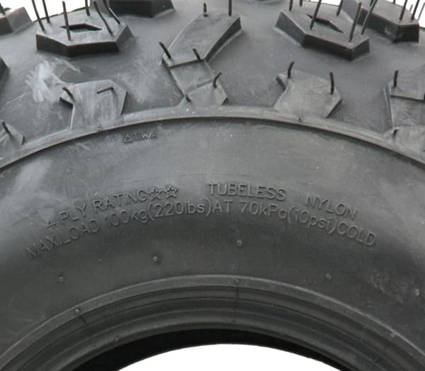 19x7.00-8 ATV-däck Wanda P330 E-märkt väglagligt fyrhjulingshjul - 100 mm PCD-fälg