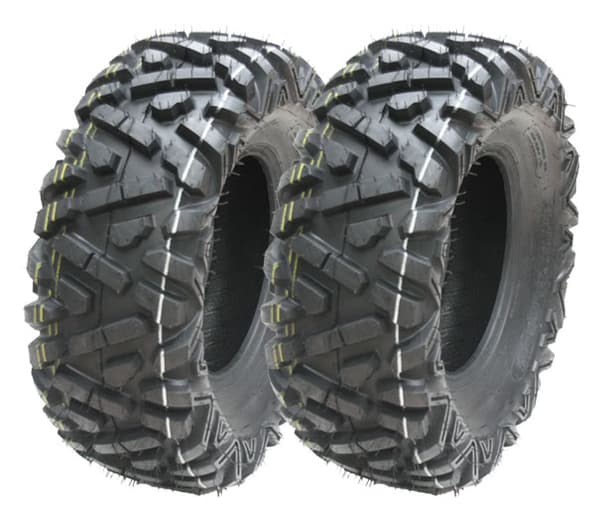 26x9.00-12 ATV-dæk 6ply 7psi 26 9 12 E-mærket road legal quad-dæk - sæt af 2