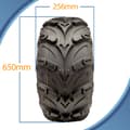 Miniatyrbild 3 av 9: 25x10.00-12 ATV Quad Däck OBOR Mudsling WU06 Tubeless E-Marked Road Legal 200kgs