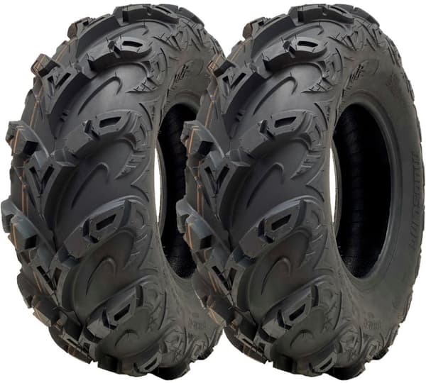 25x8.00-12 ATV Quad-dæk OBOR Mudsling WU05 E-Marked Road Legal 165 kg (sæt med 2)