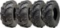 Pikkukuva 1 / 9: 25x10.00-12 & 25x8.00-12 ATV Quad renkaat OBOR Mudsling Road Legal (2 & 2-sarja)