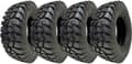 Miniatyrbild 1 av 9: 25x8.00-12 ATV 205/80R12 Däck 8ply WL03 OBOR Antelope 68N Road Legal (Set om 4)