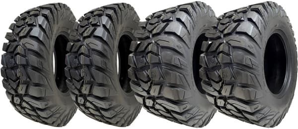 25x10.00-12 & 25x8.00-12 ATV renkaat 8ply WL03 OBOR Antelope Road Legal (4 kpl)