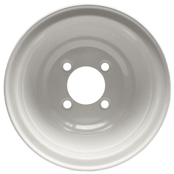 7.00x8 Golf Buggyn vanteet Valkoinen 4 tuuman PCD Yamaha E-Z-go Club car, Garia (4 kpl)