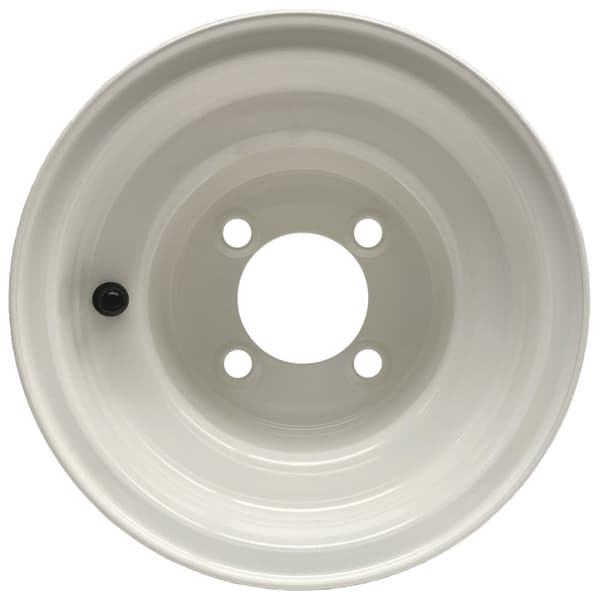 7.00x8 Golf Buggyn vanteet Valkoinen 4 tuuman PCD Yamaha E-Z-go Club car, Garia (4 kpl)