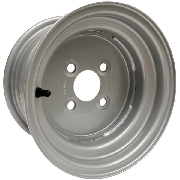 6.00x10 fælg 10" tommer til plæneklipper, quadbike, traktor 4 tappe 100 mm PCD