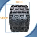 Miniatyrbillede 3 af 9: 20x11.00-9 ATV Quad-dæk OBOR Kraken WP18 Tubeless E-Marked Road Legal 155kgs