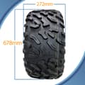 Pikkukuva 3 / 9: 27x11.00R14 (275/60R14) 6ply ATV renkaat P0359 OBOR Cypress Road Legal (2 kpl)
