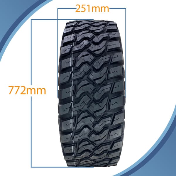 30x10.00R14 (255/80R14) ATV-dæk 8ply WL09 OBOR Predator Road Legal (sæt med 2)