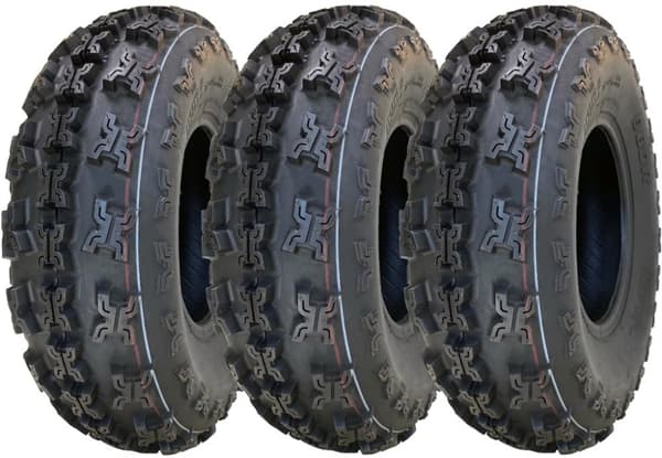22x7.00-10 Slasher ATV Quad Dæk WP01 OBOR Race Dæk 6ply Road legal (Sæt med 3)