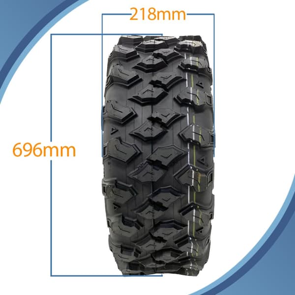 27x9.00R14 ATV-däck 225/70R14 OBOR Lynx 8ply WL15 E-Marked Road Legal 54M 212kgs