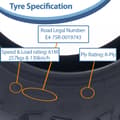Pikkukuva 6 / 9: 27x11.00R14 ATV renkaat 275/60R14 OBOR Lynx 8ply Road Legal 61M 257kgs (2 kpl sarja)