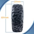 Miniatyrbillede 3 af 9: 27x9.00R14 ATV-dæk 225/70R14 OBOR Vulture 6-ply Road Legal 67J 307kg (sæt med 3)
