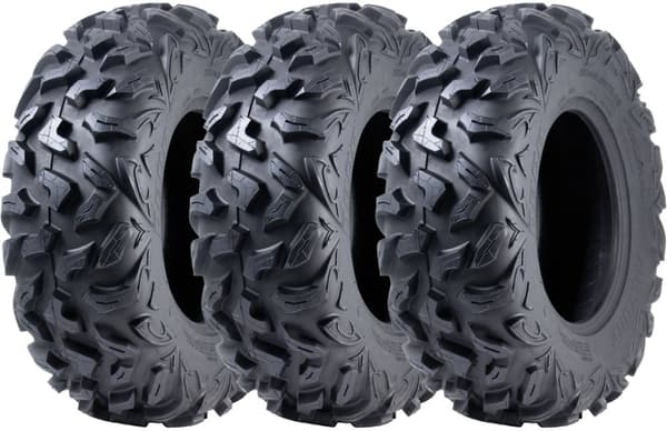 25x8.00R12 ATV-dæk 205/80R12 OBOR Vulture 6-ply Road Legal 60J 250kg (sæt med 3)