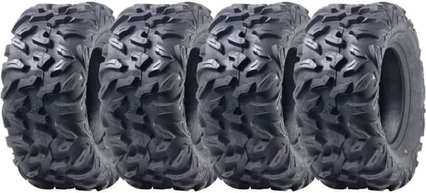 25x10.00R12 ATV-rengas 255/65R12 OBOR Vulture 6ply Road Legal 67J 307kg (4 kpl:n sarja)