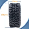 Pikkukuva 3 / 9: 27x11.00R14 ATV rengas 8ply 275/60R14 WL21 OBOR Terrarex 56M Road Legal (4 kpl)