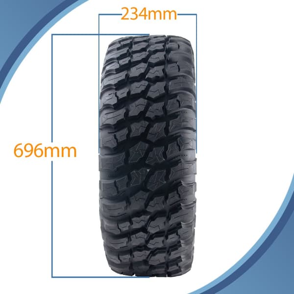 27x9.00R14 ATV renkaat 8ply 225/70R14 OBOR WL21 Terrarex 49M Road Legal (2 kpl)