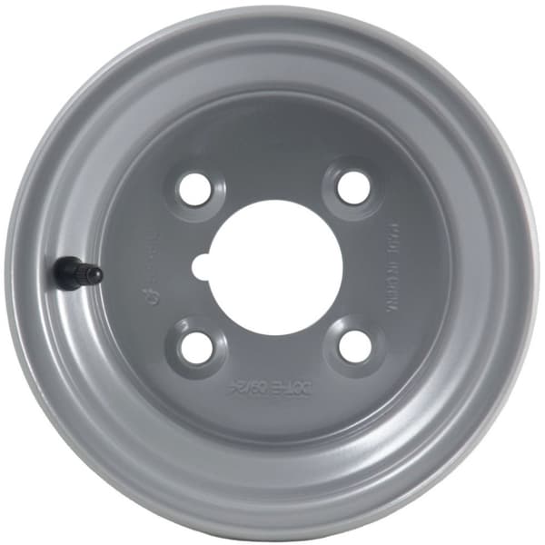 5.50x8 stålfælge 4 stud 4" PCD 66,7 mm centerhul 357 kg belastning (sæt med 3)