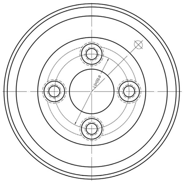 5.50x8 teräsvanne 4 nastan metrinen 100mm PCD 60mm keskireikä 357kg (2 kpl)