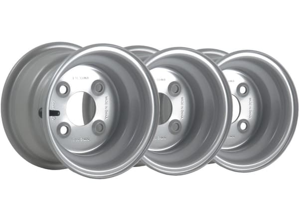 5.50x8 Teräsvanne 4 nasta Metrinen 100mm PCD 60mm keskireikä 357kg (3 kpl)