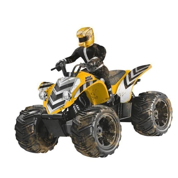 race quad 1:10 distansskala med en frekvens på 27 mhz och två kanaler, räckvidden är mellan 10 m. utrustad med en motor