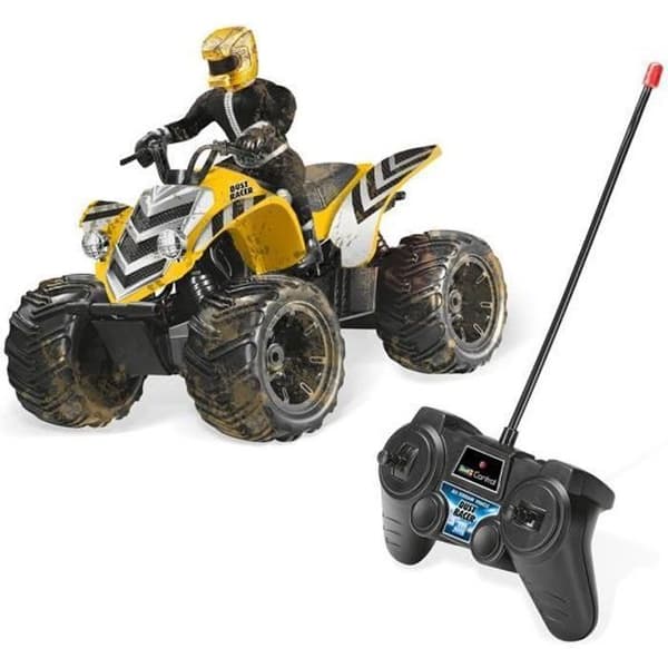 race quad 1:10 distansskala med en frekvens på 27 mhz och två kanaler, räckvidden är mellan 10 m. utrustad med en motor
