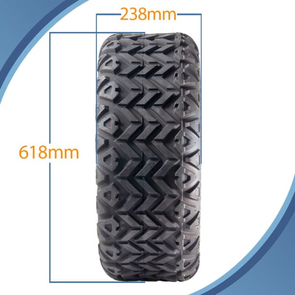 24x9.50-10 Utility ATV Gator Dæk P3026 Grass 6-ply Tubeless Journey 240/75-10