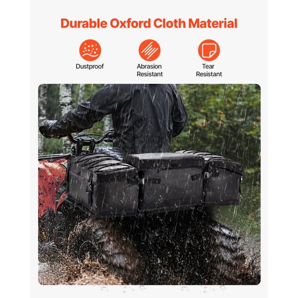 50L ATV-säilytyspussi, sieni-istuintyyny, pulloteline