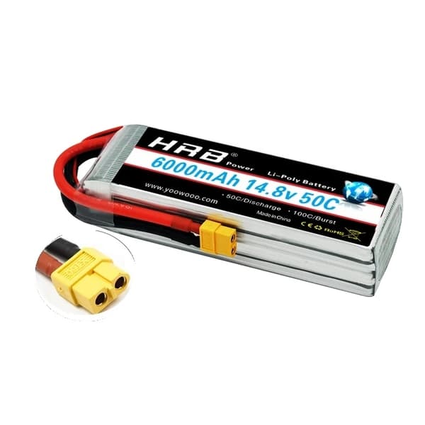 Lipo-akku, suuret kapasiteettivaihtoehdot, Deans XT60-liitin, 3S 6000mAh T 4S 6000mah XT60