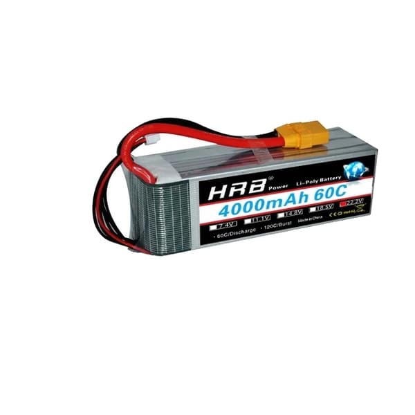 Lipo-akku, suuret kapasiteettivaihtoehdot, Deans XT60-liitin, 3S 6000mAh T