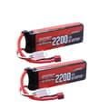 Pikkukuva 1 / 2: Lipo-akku, 74V 40C 2200mAh, Deans T-liitin, 2200-2S-40C-2kpl, 74V