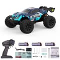 Miniatyrbillede 2 af 2: RC Truck, 80 km/t, 2200 mAh batteri, 4-kanals kontrol,MT14R 3B Lys Blå