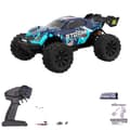 Miniatyrbillede 1 af 2: RC Truck, 80 km/t, 2200 mAh batteri, 4-kanals kontrol,MT14R 3B Lys Blå