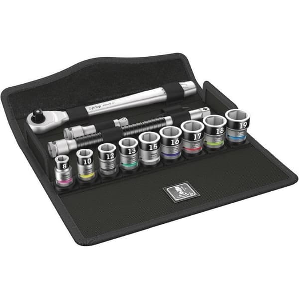 Coffret nyckel + hylsor 13 delar Wera 05003785001 metrisk 3-8" (10 mm) - WERA
