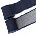 Pikkukuva 1 / 4: INF Denim-hapsutrimmi kudotulla nauhalla - tummansininen, 4 cm leveä (1,5 metriä)