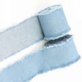 Miniatyrbilde 3 av 4: INF Denim frynsekant, medium vask, 4 cm bred, 1,5 meter