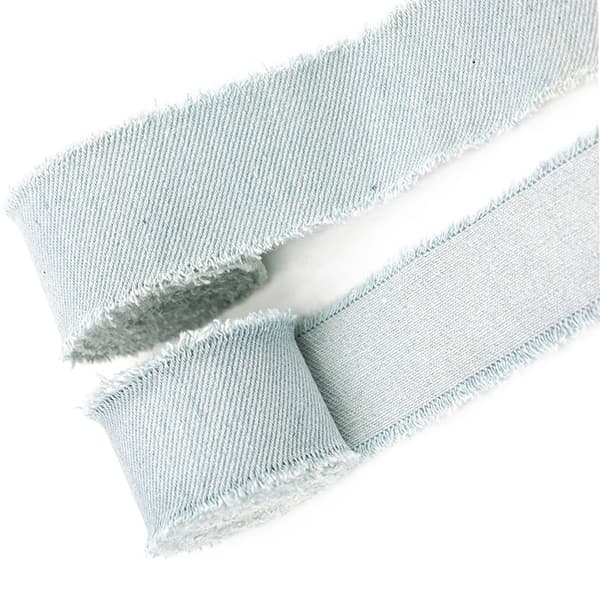 INF Denim frynsekant, lyseblå dongeribånd 3 cm bred (1,5 meter)