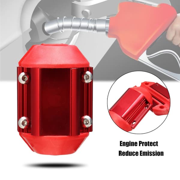 Universal Auton magneettinen öljykaasu polttoaine Power Saver Truck Performance Economizer punainen