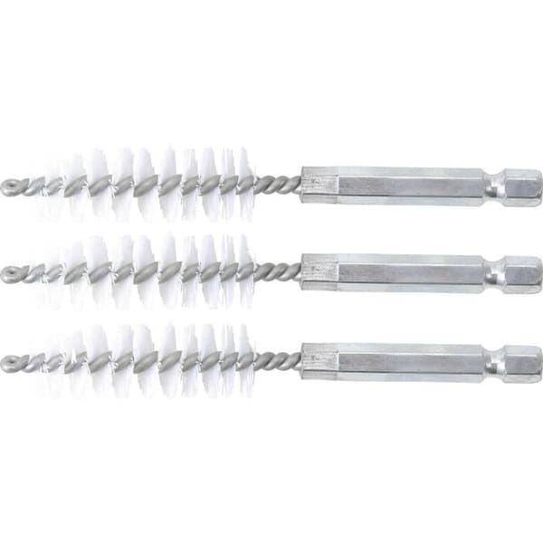 Platt nylonborste - BGS - 14 mm - 6,3 mm (1-4'') - 3 stycken