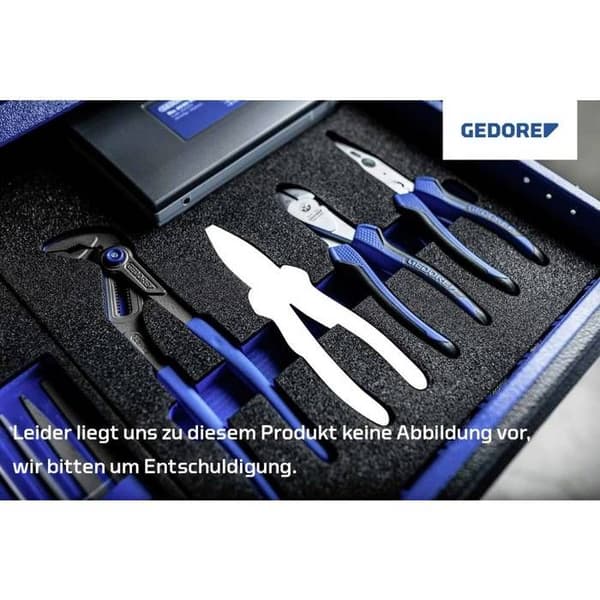 GEDORE 645 filborste - Dubbelt kort och trähandtag - Metalltrådar - 110 x 40 mm