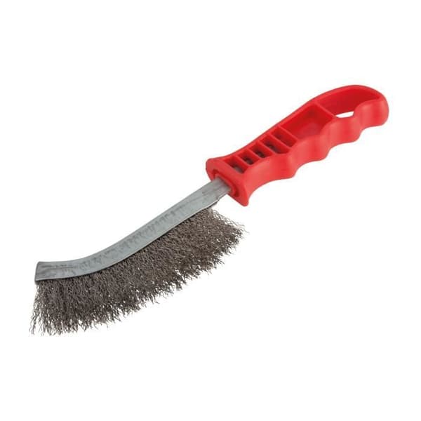 WOLFCRAFT 1 Ergonomisk borste i rostfritt stål