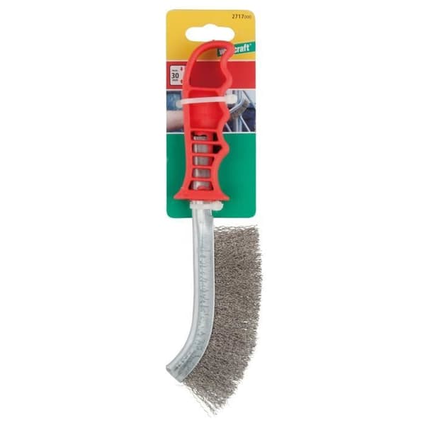 WOLFCRAFT 1 Ergonomisk borste i rostfritt stål