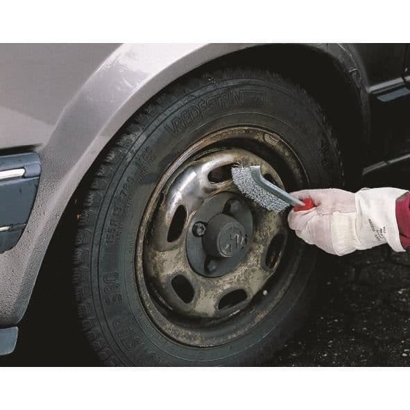 WOLFCRAFT 1 Ergonomisk borste i rostfritt stål